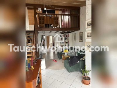 Tauschwohnung: Maisonette-Wohnung mit ruhig gelegener Dachterrasse