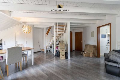 Charmante 1,5 - 2-Zimmer Maisonettewohnung mit Dachterrasse und Tiefgaragenstellplatz