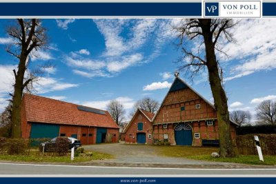 Autarkes Wohnen mit historischem Charme - Denkmalgeschützter Resthof in Fürstenau/ Settrup