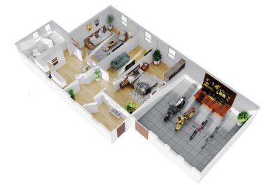 Einfamilienhaus mit Werkstatt, Garagen und großzügigen Grundstück