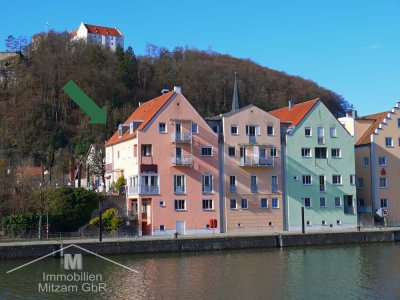 Burgblick: 2-Zimmer-Dachgeschoss-Whg. in unverbaubarer Lage am Main-Donau-Kanal von Riedenburg