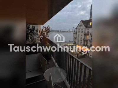 Tauschwohnung: Wasserblick in Altona: moderne 2,5 Zimmer-Wohnung