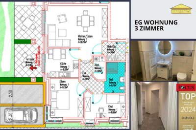 *** TOP 3 Zi. EG-Wohnung, ab sofort in Diepholz ***