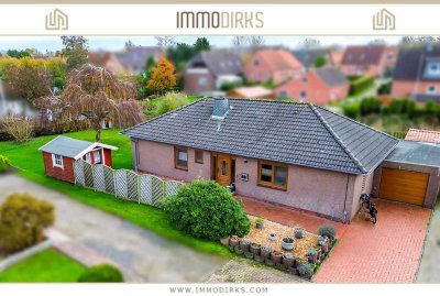 Hinte / Suurhusen:
Bungalow Harmonie - Natur, Ruhe, Wasser