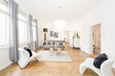 Großzügige 5+1-Zimmer Altbau Etage mit Balkon und idyllischem Garten im Hinterhof