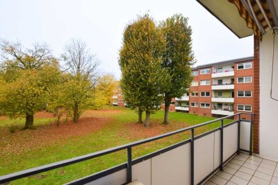 Mit Ausblick ins Grüne! Gepflegte 2-Zimmer-Wohnung mit Balkon in Braunschweig.