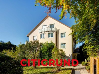 Starnberg/Söcking - Großzügige 5-Zimmer-Maisonette mit Sonnenterrasse & ruhigem Traumgarten