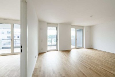 Hochwertige 2-Zimmer Neubauwohnung mit Blick auf den Rhein im 2.OG