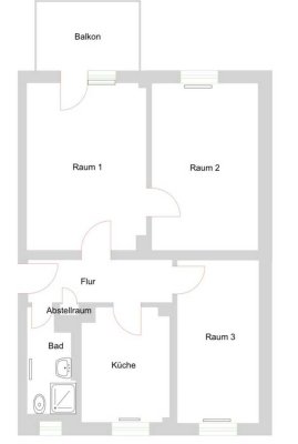 3Z-Wohnung + Küche abzugeben