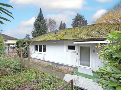 Einzigartiges Grundstück mit Bungalow in Waldrandlage von Bammental