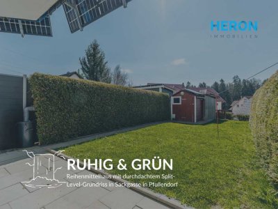 RUHIG & GRÜN - Reihenmittelhaus mit durchdachtem Split-Level-Grundriss in Sackgasse in Pfullendorf