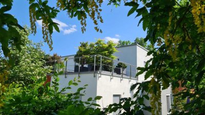 4,5 Zi Wohnung mit großer Dachterrasse und privatem Fitness-/Wellnessbereich (Wfl 125 qm)