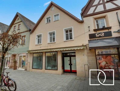 730€/m² ! Potenzialstarkes Wohn- und Geschäftshaus in direkter Innenstadtlage