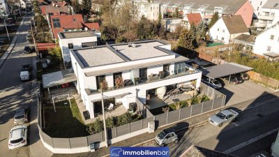 Atemberaubende Penthouse-Wohnung mit Garten und Pool