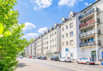 Großzügige 3-Raumwohnung* sonniger Balkon* Tageslichtbad mit Wanne* TG-E-SP* Keller* zentrale Lage*