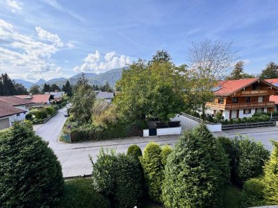 Balkonwohnung mit Bergblick