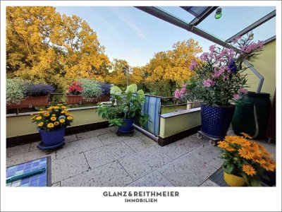 Lichtdurchflutet & zentral – 2-Zimmer-Wohnung mit großer Dachterrasse