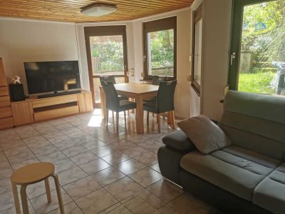 Einliegerwohnung 1,5-ZKB, 43 qm ab 1.7.24 760 €, Rheinfelden (Baden) , Flur, AK,Kü Bad m.F. Terrasse