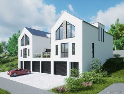 KfW-40 Neubau mit 2 Garagen in Top-Lage!