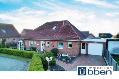 Gepflegter Bungalow mit Garage in zentraler Lage von Moordorf!