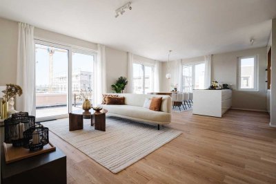 Neubau: Exklusives 3-Zimmer-Penthaus mit 2 Terrassen