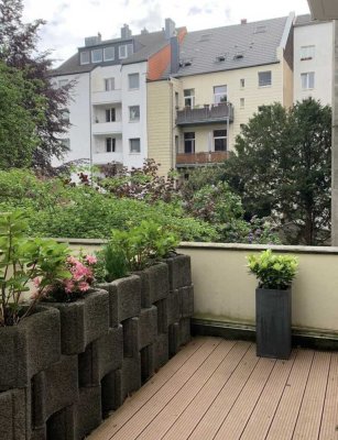 Wunderschöne 2-Zimmer-Wohnung mit Terrasse in Düsseldorf - Friedrichstadt