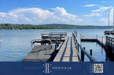 Rarität am Starnberger See - Bungalow mit Wassergrundstück