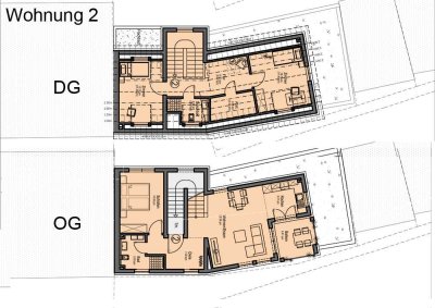 4-Zi. Wohnung NEUBAU - inkl. EBK, Klima, Internet, PV-Strom