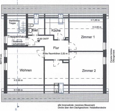 Freundliche 3,5-Zimmer-DG-Wohnung in Halle (Westf.), am Krankenhaus