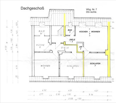 Attraktive 2-Zimmer-Dachgeschosswohnung in Essen