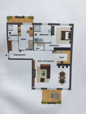 Geschmackvolle 3-Zimmer-Wohnung in Dinslaken