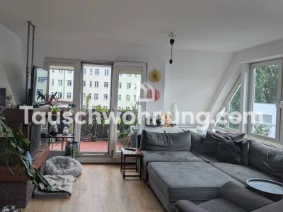 Tauschwohnung: Maisonette Wohnung mit eigener Dachterrasse