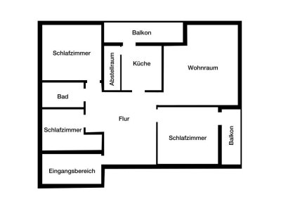 Ansprechende 4-Zimmer-Penthouse-Wohnung mit gehobener Innenausstattung mit EBK in Hahn - Lehmden