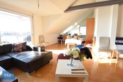 Helle 3 Zimmer Dachgeschosswohnung mit großer Terrasse und toller Aussicht in zentraler Lage von Lustenau!