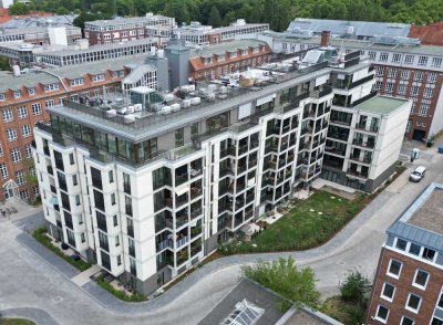 Auch am So. und Sa.: Traumhaftes Penthouse mit exquisiter Wohnatmosphäre und Dachterrasse