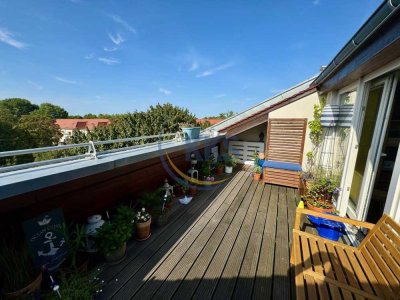 *Bezugsfrei* Exklusive Maisonettewohnung mit großer Dachterrasse + Lift