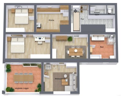 8111 - Wohnungsetage plus Werkstatt-Garagengebäude plus Baugrund in Gratwein-Straßengel