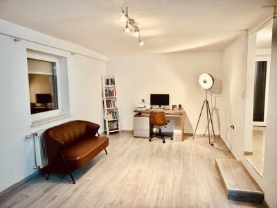 Moderne, frisch renovierte 1-Zimmer-Wohnung im Untergeschoss zur Miete in Mutlangen!