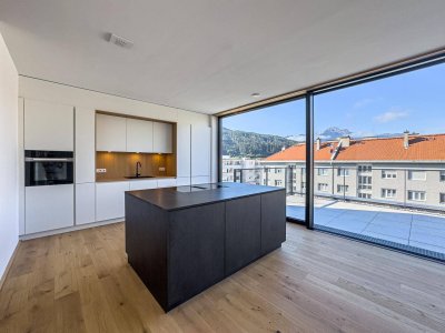 ERSTBEZUG: Moderne Dachterrassenwohnung mit traumhafter Panoramaterrasse in Innsbruck