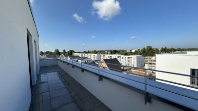 3-Zimmer-Penthouse-Wohnung mit Balkon und großer Dachterrasse und TG-Platz / Neubau / Erstbezug