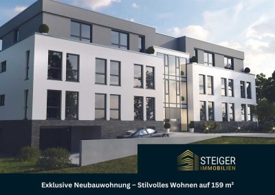 Exklusive barrierefreie Neubauwohnung – Stilvolles Wohnen auf 159 m² mit Terrasse in zentraler Lage