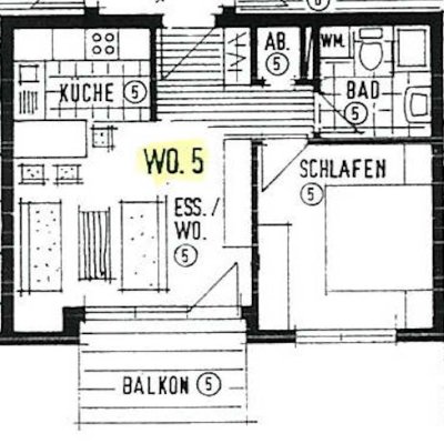 Stilvolle, gepflegte 2,5-Zimmer-Wohnung in Kirchardt