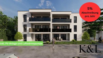 RESERVIERT! Barrierefreie 3-Zi-EG-Wohnung mit Terrasse inkl. PV-Anlage u. Wärmepumpe in Bendorf - W1