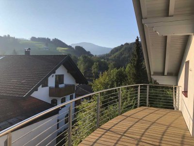 Für Visionäre und Panoramaliebhaber - Unverbaubarer Blick auf den Hochgrat/Allgäuer Alpen