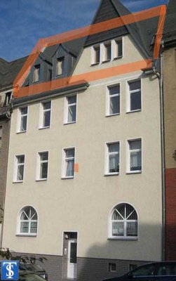 3 Zimmer Dachgeschosswohnung frei ab 01.03.2025 vorläufig noch mit EBK