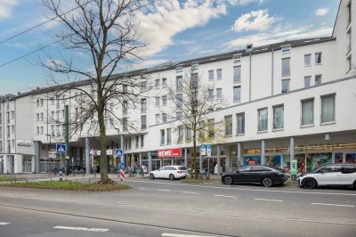 Zentral gelegene 2-Zimmer-Wohnung mit Terrasse in Düsseldorf Bilk mit bester Anbindung