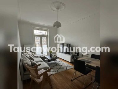 Tauschwohnung: 2 ZKB renovierter Altbau in Winterhude gg. größere Wohnung