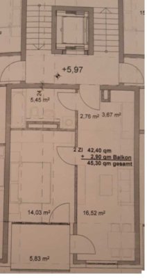 Neuwertige 2-Zimmer-Wohnung mit Süd-Balkon, EBK und Möblierung in Stutensee-Blankenloch