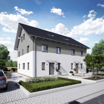 Neubau von zwei Doppelhaushälften, mitten in Ober-Eschbach, Abriss