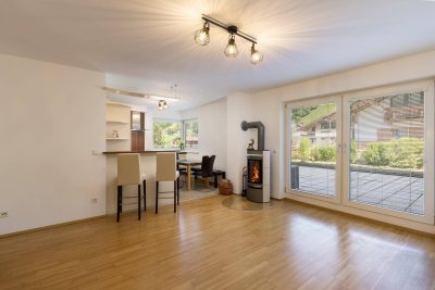 Terrassenwohnung im Zentrum mit Bergblick